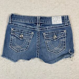 Y2K Mcbling Rhinestone Blingy LA Idol Cutoff Shorts